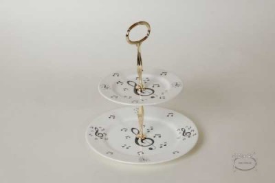 Sol Anahtarlı 2 Kat Servis Tabağı - Anka Verlag