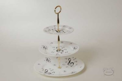 Sol Anahtarlı 3 Kat Servis Tabağı - Anka Verlag