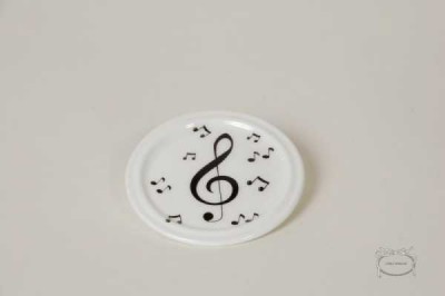 Bardak Altlığı Sol Anahtarlı ve Notalı - Anka Verlag