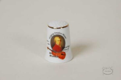 Mozart Portreli Yüksük - Anka Verlag