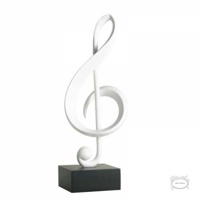 Büyük Sol Anahtarı Minyatür Beyaz - Anka Verlag