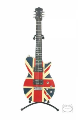 Minyatür Elektro Gitar Union Jack - Anka Verlag