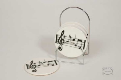 Notalı Bardak Altlığı 4 lü - Anka Verlag