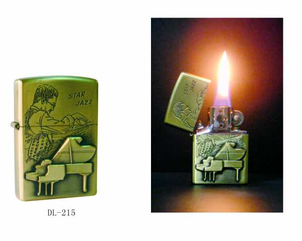 Piyano Kabartmalı Zippo Çakmak