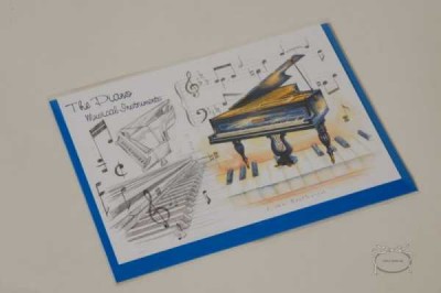 Piyano Tebrik Kartı - Anka Verlag