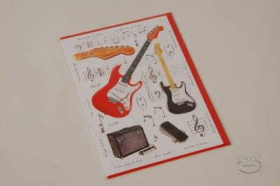 Elektrogitar Tebrik Kartı - Anka Verlag