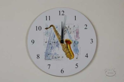 Saksafon Duvar Saati - Anka Verlag