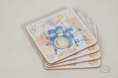 Davul Bardak Altlığı 4 lü - Anka Verlag