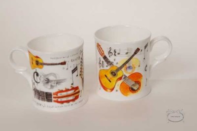 Porselen Gitar Kupa - Anka Verlag