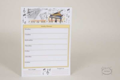 Piyano - Haftalık Plan Notluğu - Anka Verlag