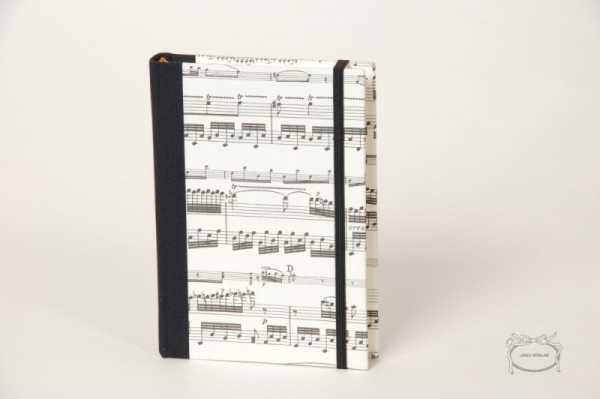 Beethoven Notalı Lastikli Defter