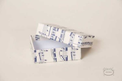 Beethoven Notalı Hediye Kutusu Mavi - Anka Verlag