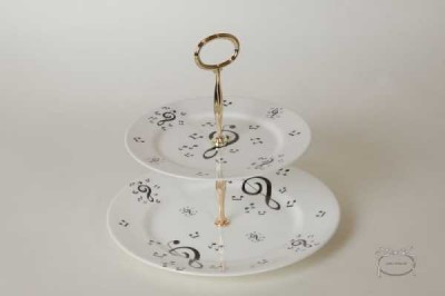 Sol Anahtarlı 2 Kat Servis Tabağı - Anka Verlag