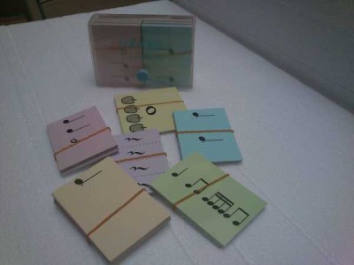 Notalı Oyun Kartları - G&G