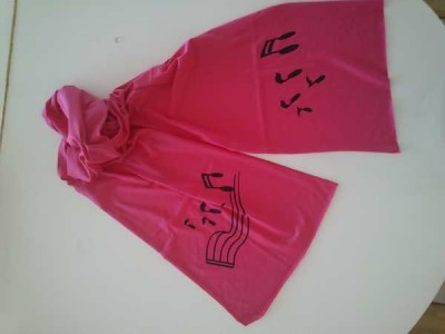 Notalı Pembe Şal - 1