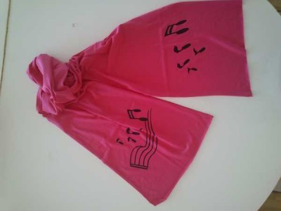 Notalı Pembe Şal - 2