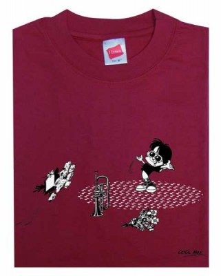 Koyu Kırmızı Tişört - ELANPRIM