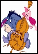 Winnie The Pooh Kontrbass Poster