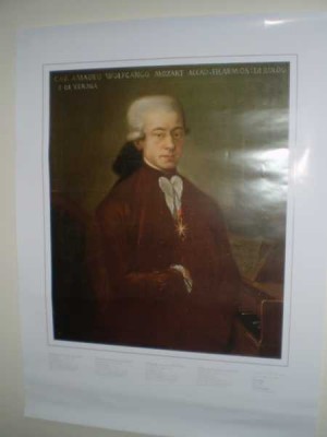 Mozart Portresi Poster - ViennaWorld