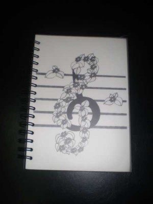 Spiralli Sol Anahtarlı Defter - ViennaWorld