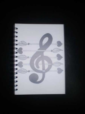 Spiralli Sol Anahtarlı Defter - ViennaWorld