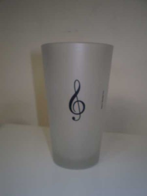 Sol Anahtarlı Buzlu Cam Bardak - AİM GİFTS