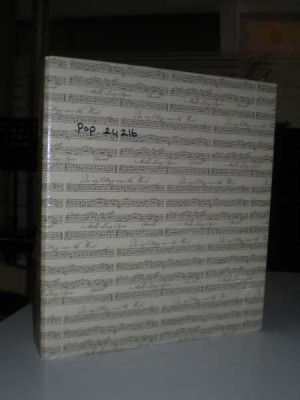 Nota Baskılı Klasör - Musikboutique