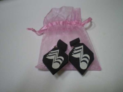 8 lik Notalı Klipsli Küpe - ELANPRIM