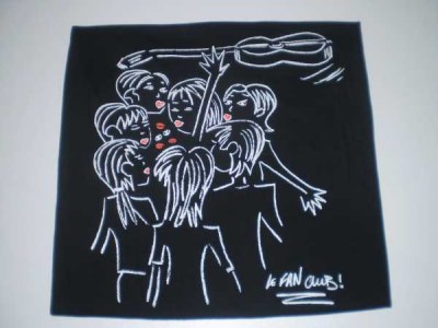 Gitarlı Kızlar Siyah Tişört - Musikboutique