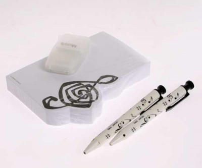 Sol Anahtarı ve Notalı Kırtasiye Seti - SWANART