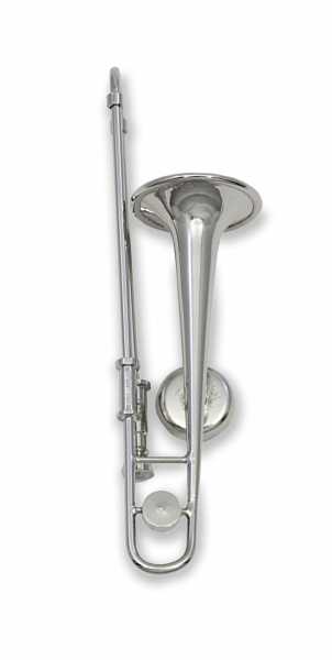 Magnet Çalgı Minyatür Trombon Gümüş - 1