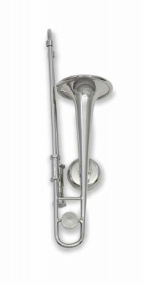 Magnet Çalgı Minyatür Trombon Gümüş