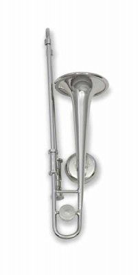 Magnet Çalgı Minyatür Trombon Gümüş - 8