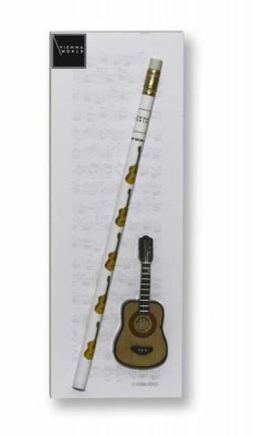 Notalı Notluk, Kalem ve Mini Gitar Set