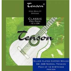 Klasik Gitar Teli D4 (Re Teli) Tenson Naylon - Thumbnail