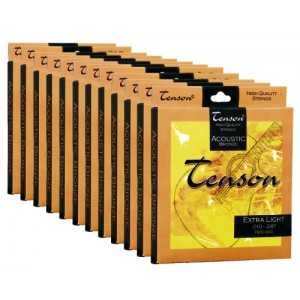 Akustik Gitar Teli Set Tenson Bronz - 1