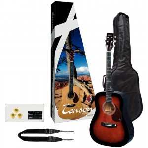 TENSON Akustik Gitar Set