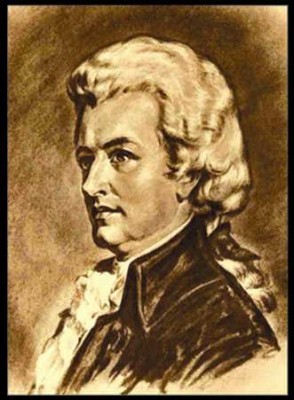 Mozart Portre Posteri - Thumbnail