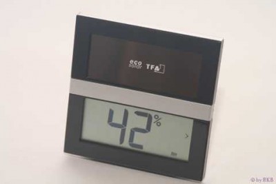 ECO Solar Digital Hygrometer-Termomet - B.&K.BAUMGAERTEL