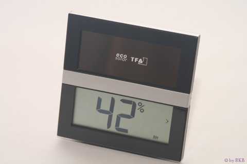 ECO Solar Digital Hygrometer-Termomet