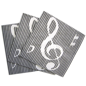 Sol Anahtarlı Peçete - Music Gifts