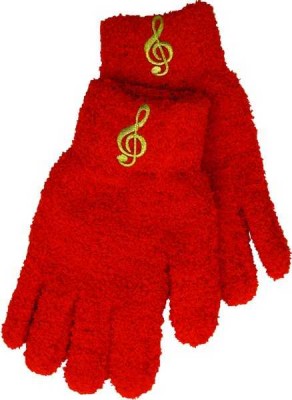 Sol Anahtarı İşlemeli Kırmızı Eldiven - AİM GİFTS