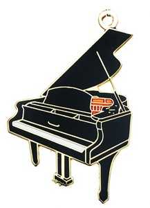 Siyah Kuyruklu Piyano Anahtarlık