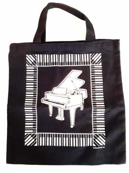 Kuyruklu Piyano - Tuşe Çanta Siyah