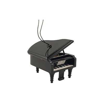 Askılı Çalgı Minyatür Kuyruklu Piyano Siyah