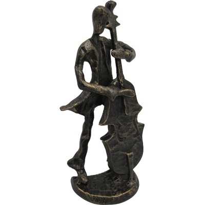 Bronz Müzisyenler Kontrbas - AİM GİFTS