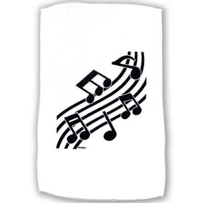 Notalı Beyaz Havlu - AİM GİFTS