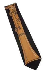 Klarnet Desenli Yeşil Kravat - AİM GİFTS