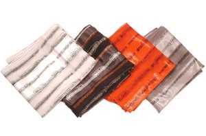 Flüt Desenli Saten Eşarp - AİM GİFTS