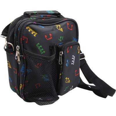 Renkli Notalı Saten Kumaş Çanta - AİM GİFTS